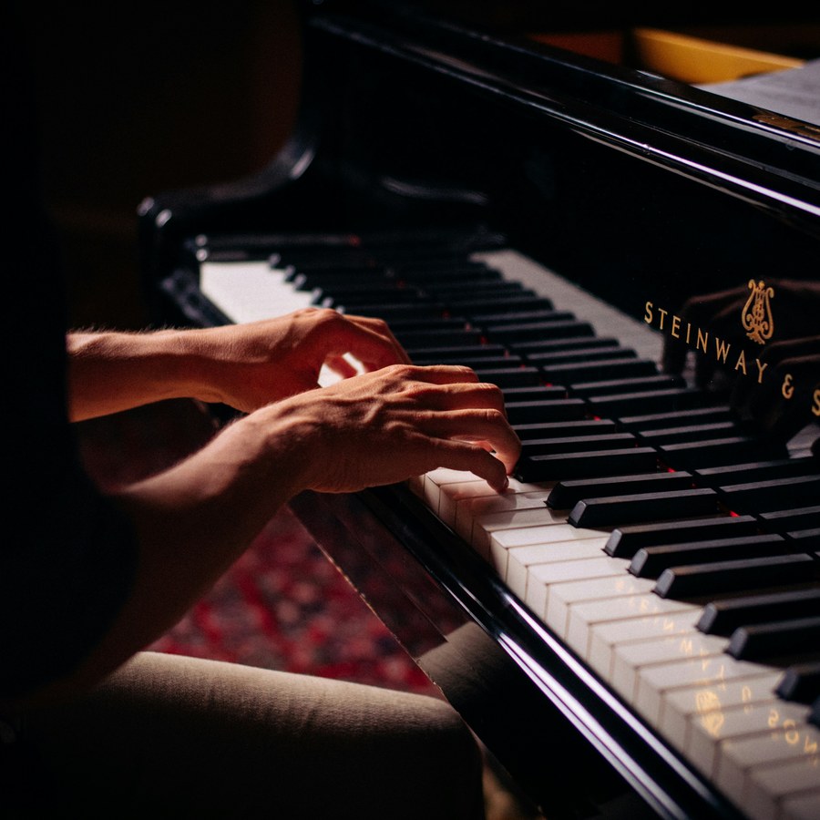 Piano ready for an adult lesson